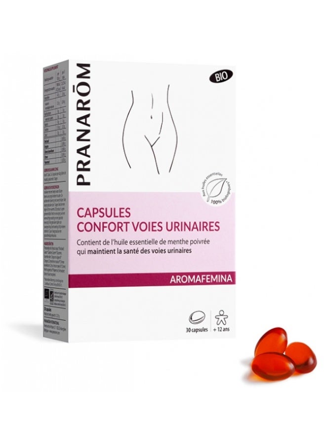PRANAROM Pranarôm Aromafemina Organic Urinary Tracts Comfort Capsules 30 Capsules - Image 2